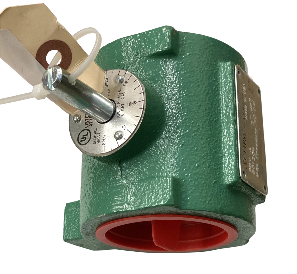 4BV-ARB 501231  Eclipse Automatic Reduced Port butterfly valve: 1" NPT