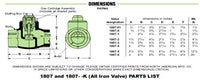 North American 1807-1-1" NPT