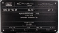 New York Blower Spare Parts