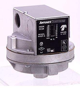 803112803 Antunes RHGP-A Gas Pressure Switch, Automatic Reset 10"-50"
