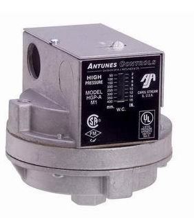 803112504 Antunes LGP-A Gas Pressure Switch, Manual Reset 10"-50" Low Gas Pressure Switch